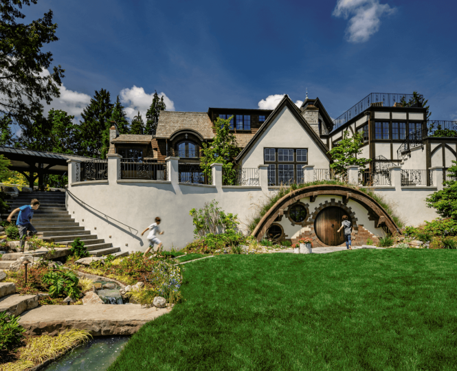 Board & Vellum - Laurelhurst Storybook Residence - Exterior - Lower Yard - Photo Credit Meghan Montgomery